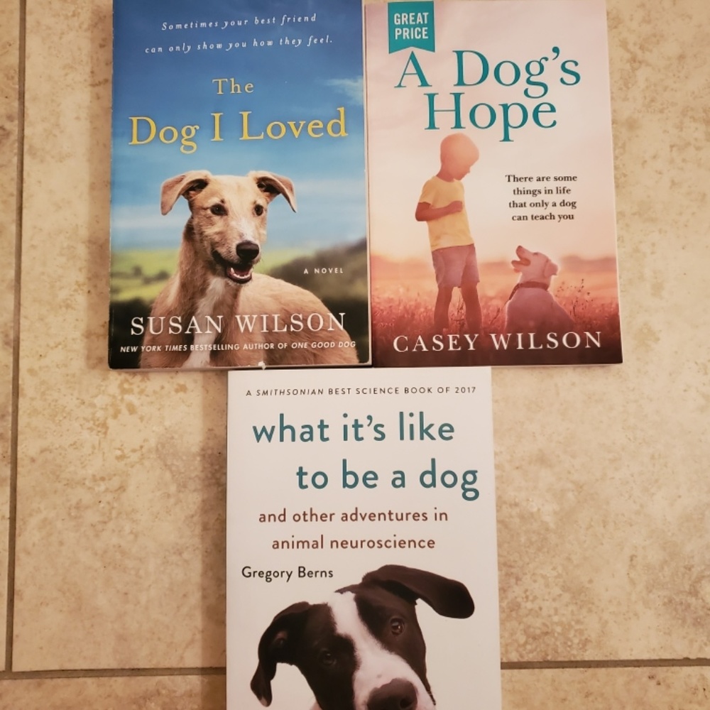 For Dog Lovers: Set of 3 Dog Related Books Plus 1 Bonus Book